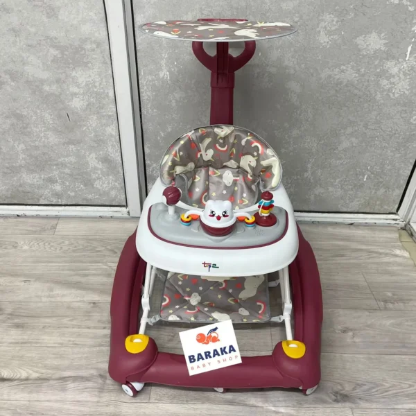 3 in 1 Baby Walker With Push Handle And Umbrella