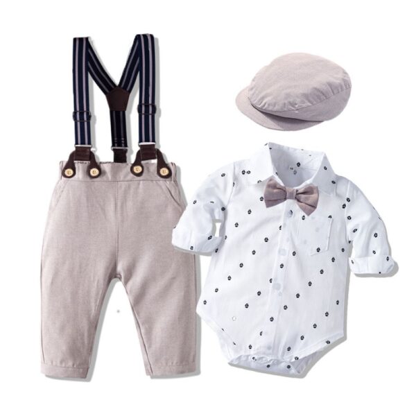 Baby Outfit Set with Bow Hat