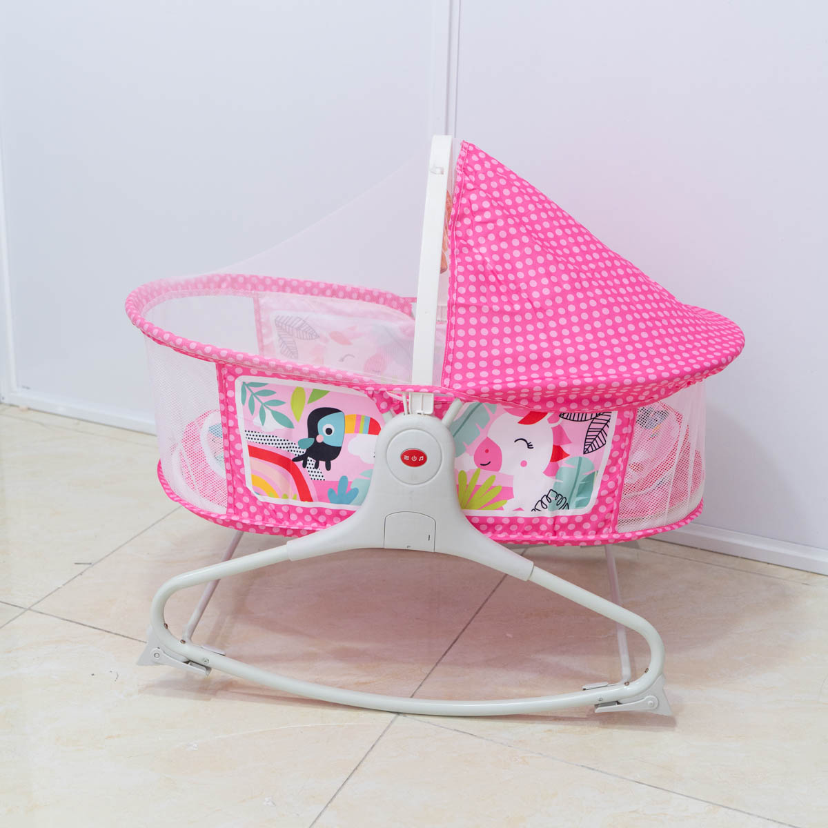 Portable Baby Rocker Swing Bassinet Music - Image 4