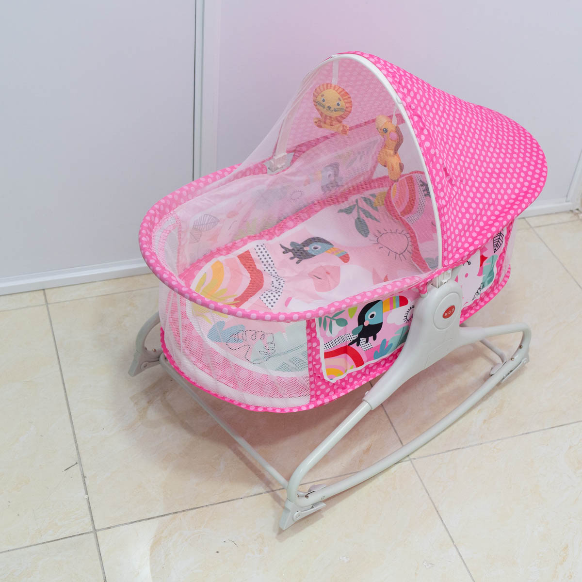 Portable Baby Rocker Swing Bassinet Music - Image 2