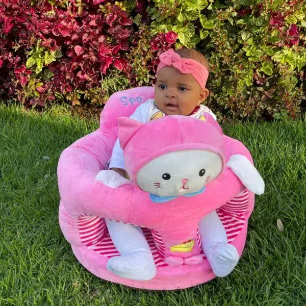 Find the cute Plush Sit-Me-Up Pillow: Safe, comfortable support for babies learning to sit. Shop baby floor seats at Baraka Baby Shop!
